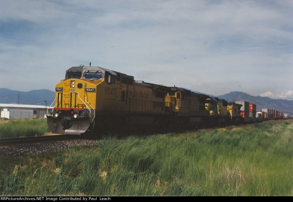 Westbound stack train